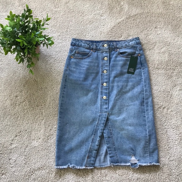wild fable denim skirt